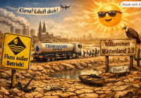 Trinkwasser Express: Wenn der Rhein Urlaub macht